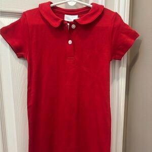 NWT Little English Red Polo Dress